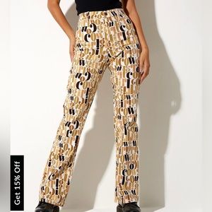 NWT Motel Rocks Zoven flares in Cowgirl